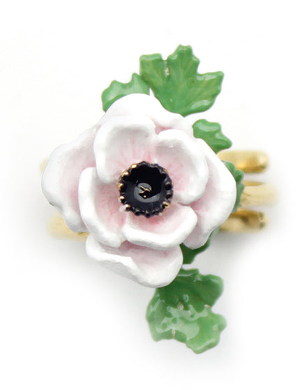 Anemone White - Ring