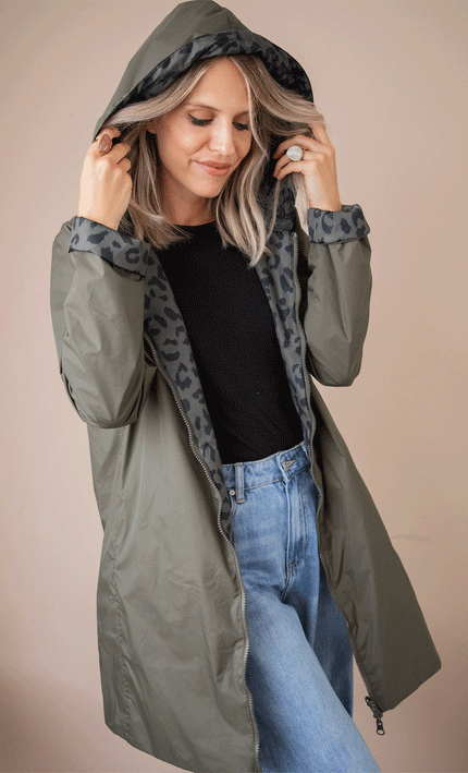 The Leo Reverse Khaki - Coat
