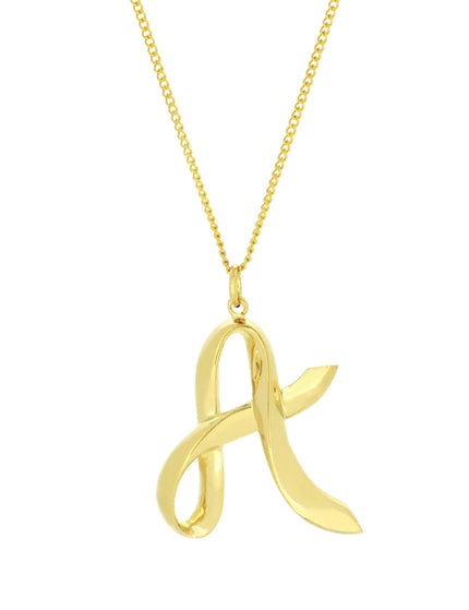 Alphabet A Gold - Chain