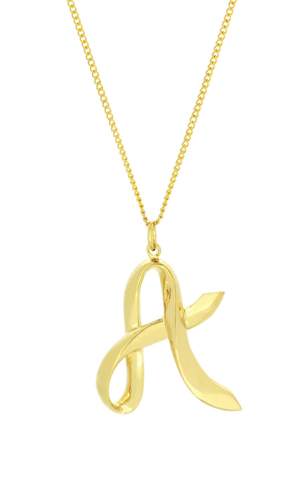 Alphabet A Gold - Chain