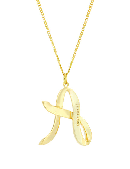 Alphabet A Gold - Chain