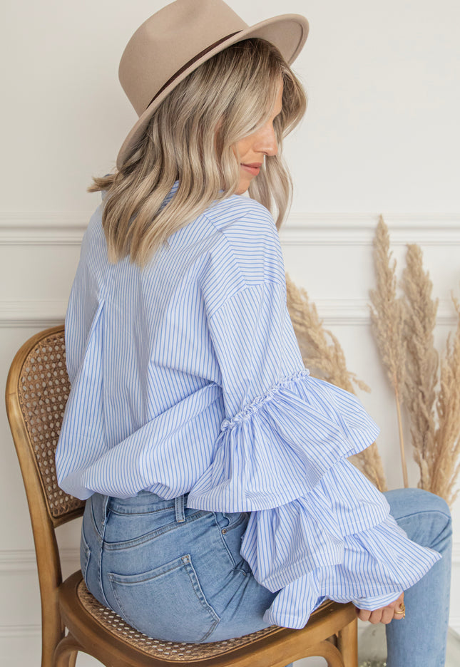 Bluse - Soraya Stripe - Blau