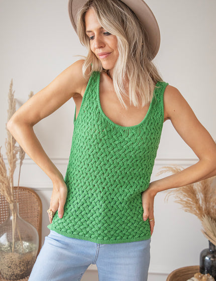 Top - Britt Knit - Grün