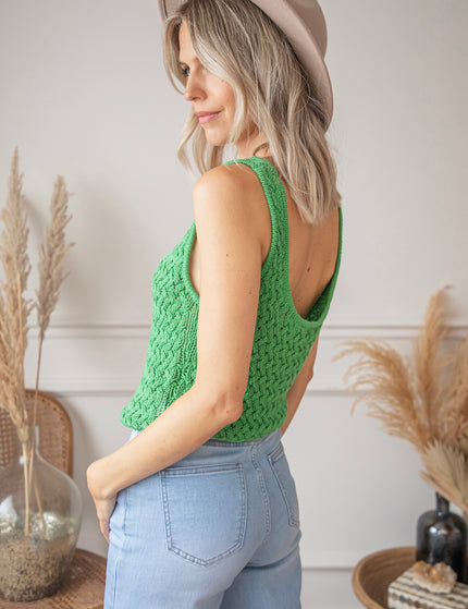 Britt Knit Green - Top