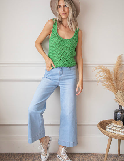 Britt Knit Green - Top 