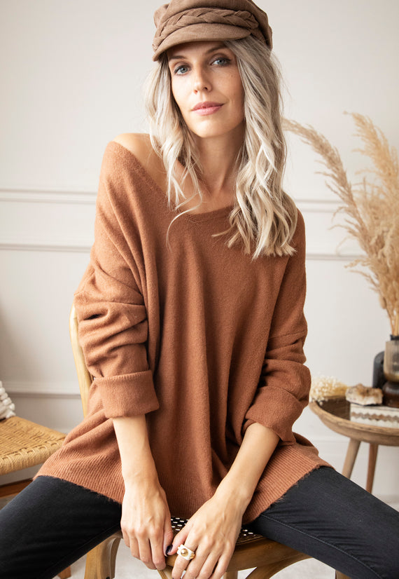 Comfy Billie Caramel - Trui