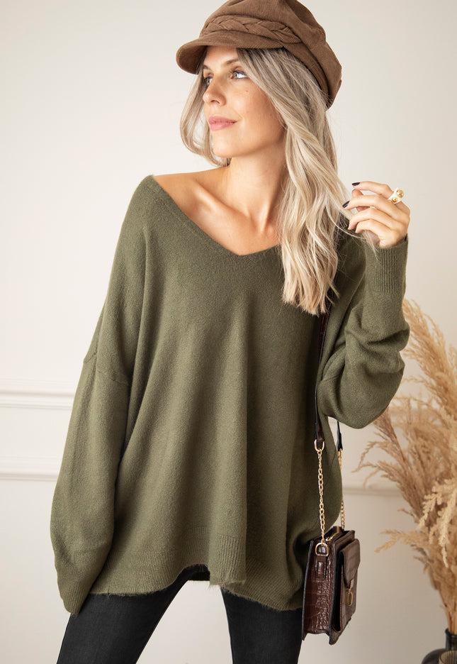 Comfy Billie Kaki - Sweater