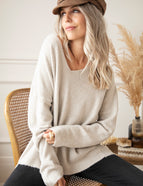 Comfy Billie Beige - Sweater