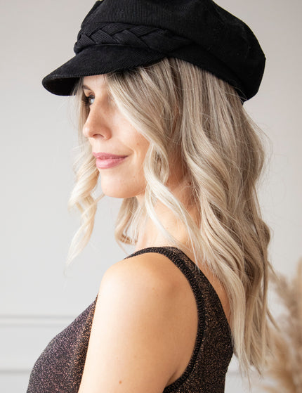 Corduroy Twist Black - Cap