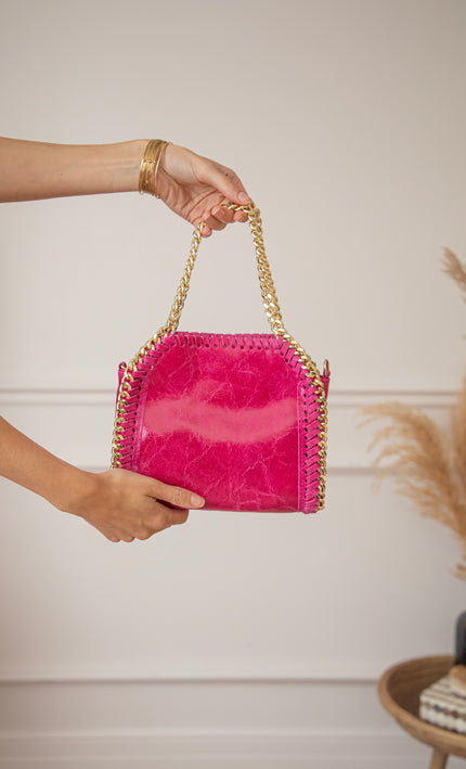 Handtasche - Chain Bag Small - Fuchsia