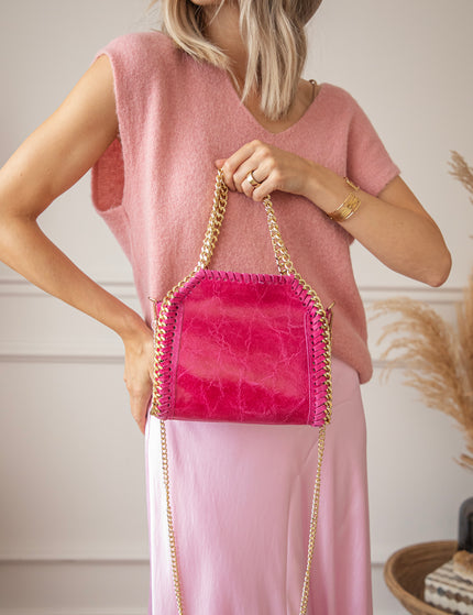 Handtasche - Chain Bag Small - Fuchsia