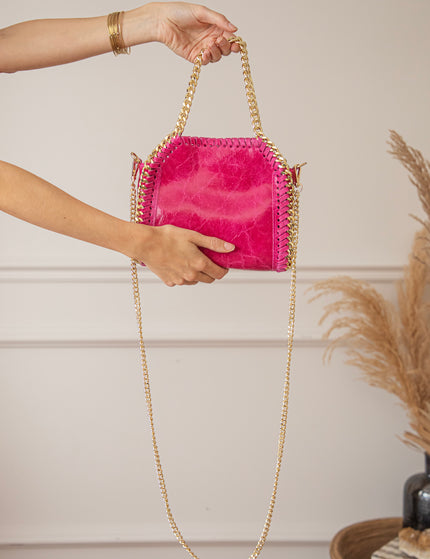 Chain Bag Small Fuchsia - Handtas