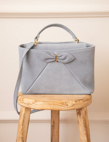 Bow Belle Dusty Blue - Handtas