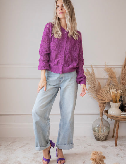 Tilly Purple - Cardigan