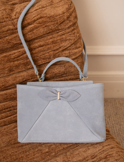 Bow Belle Dusty Blue - Handtas