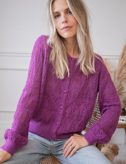 Tilly Purple - Cardigan