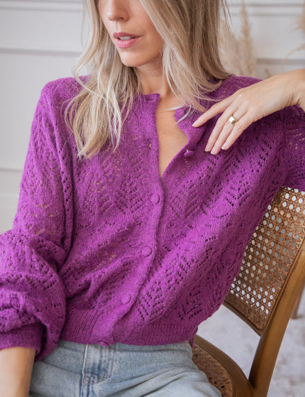 Tilly Purple - Cardigan