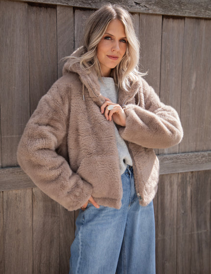 Bear With Me Taupe - Jacket