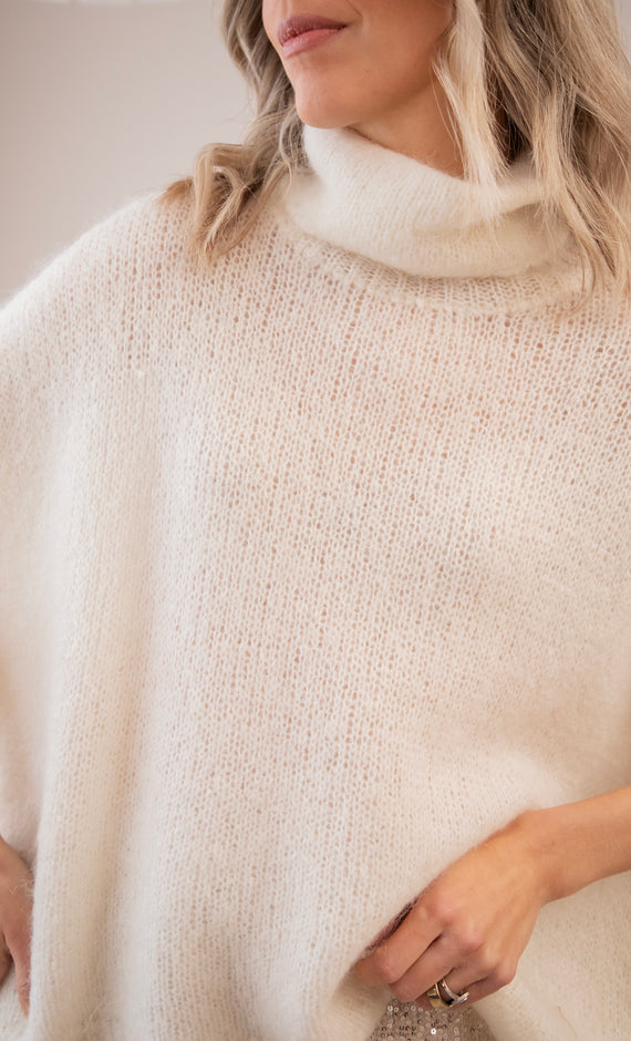 Cozy Collar Beige - Debardeur