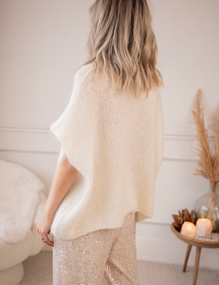 Cozy Collar Beige - Debardeur
