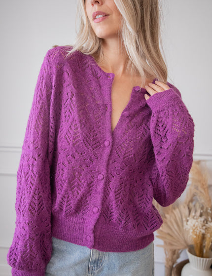 Strickjacke - Tilly - Lila 