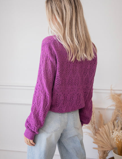 Strickjacke - Tilly - Lila 