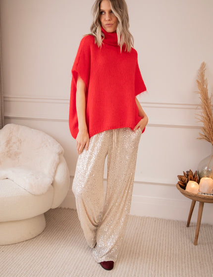 Debardeur - Cozy Collar - Rot