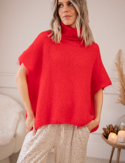 Debardeur - Cozy Collar - Rot