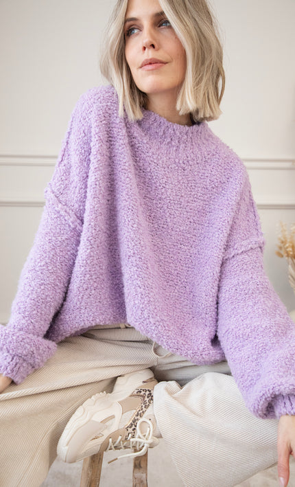 Pullover - Amber Woolen - Violett