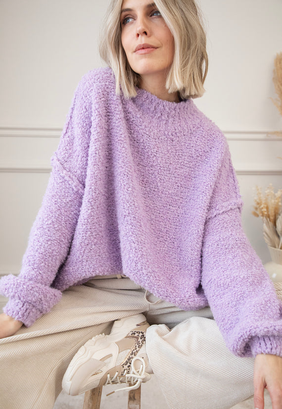 Pullover - Amber Woolen - Violett