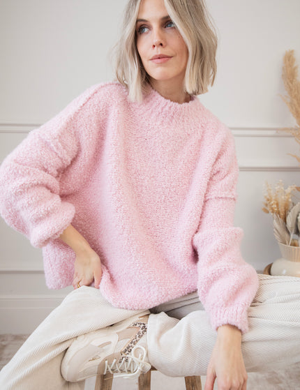 Amber Woolen Baby Pink - Sweater