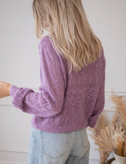 Strickjacke - Tilly - Violett