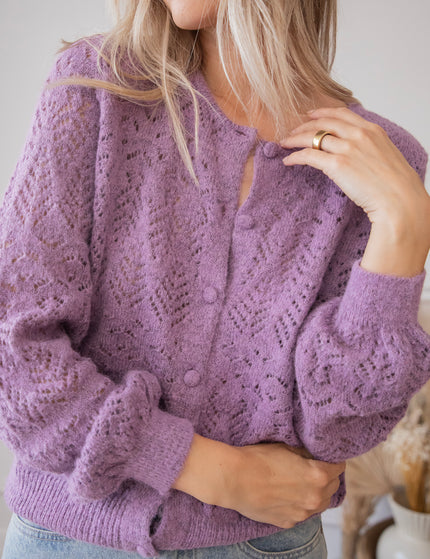 Strickjacke - Tilly - Violett