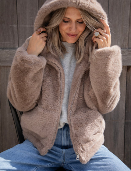 Bear With Me Taupe - Jacket