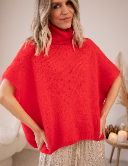 Debardeur - Cozy Collar - Rot