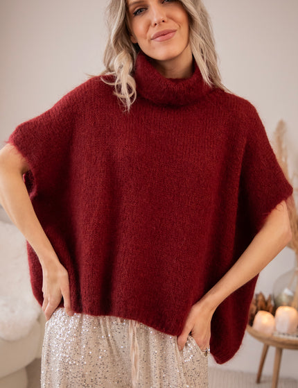Cozy Collar Bordeaux - Debardeur