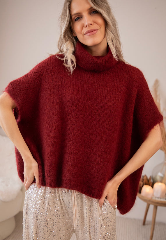 Cozy Collar Bordeaux - Debardeur