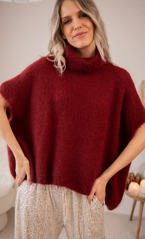 Debardeur - Cozy Collar - Bordeaux