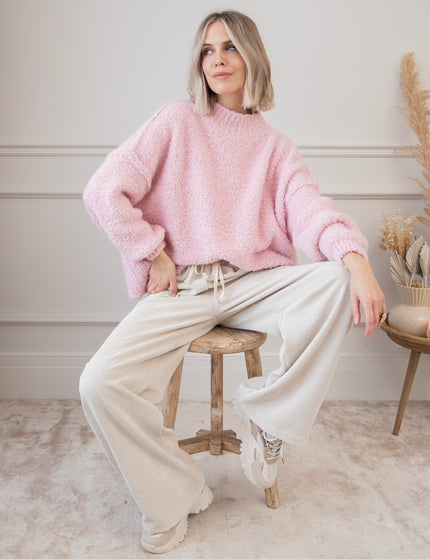 Amber Woolen Baby Pink - Sweater