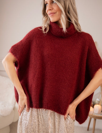 Cozy Collar Bordeaux - Debardeur