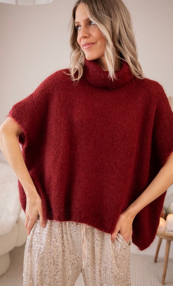 Debardeur - Cozy Collar - Bordeaux