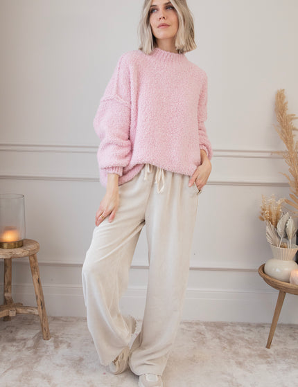 Amber Woolen Baby Pink - Sweater