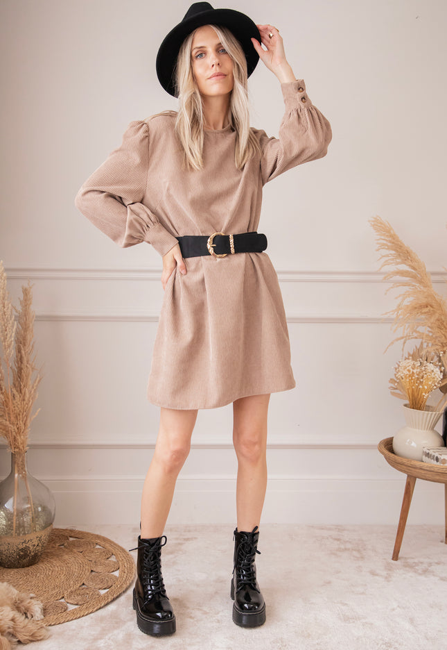 Charlotta Taupe - Dress