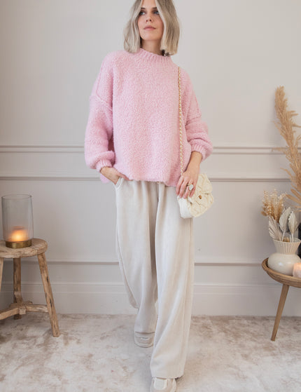 Amber Woolen Baby Pink - Sweater