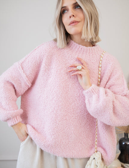 Amber Woolen Baby Pink - Sweater