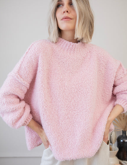 Amber Woolen Baby Pink - Sweater