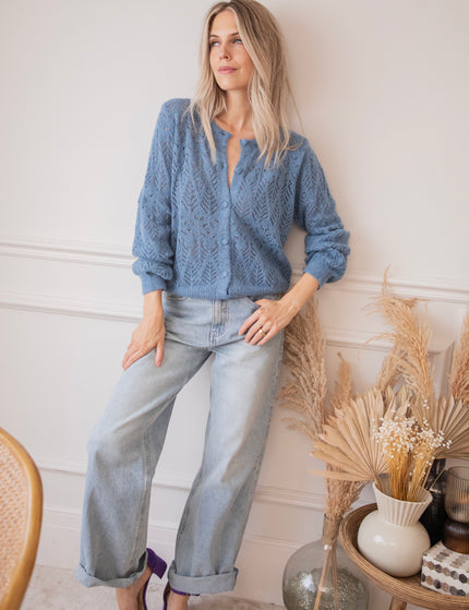 Tilly Dusty Blue - Cardigan