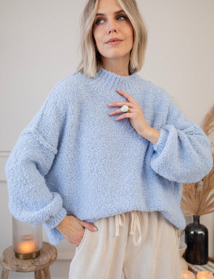 Amber Woolen Baby Blue - Sweater