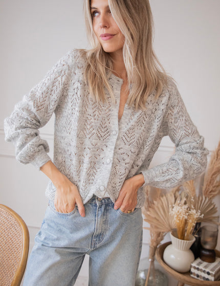 Tilly Soft Grey - Cardigan