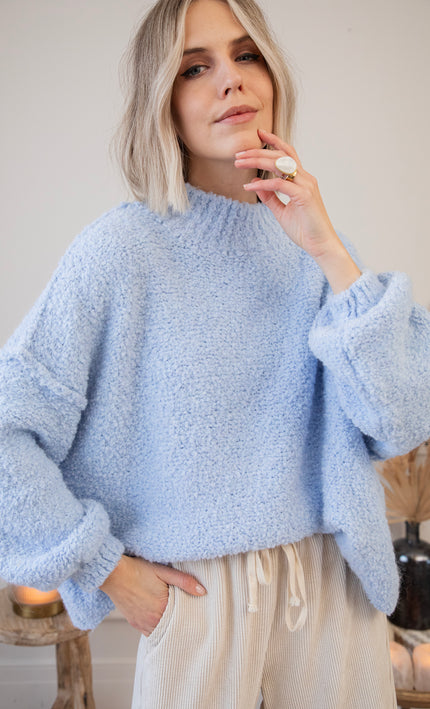 Amber Woolen Baby Blue - Sweater